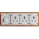 Viewtronics Extension Board With 3 Socket, 1 Switch, 5 Mtr 3 Core Cable, 16 Amp